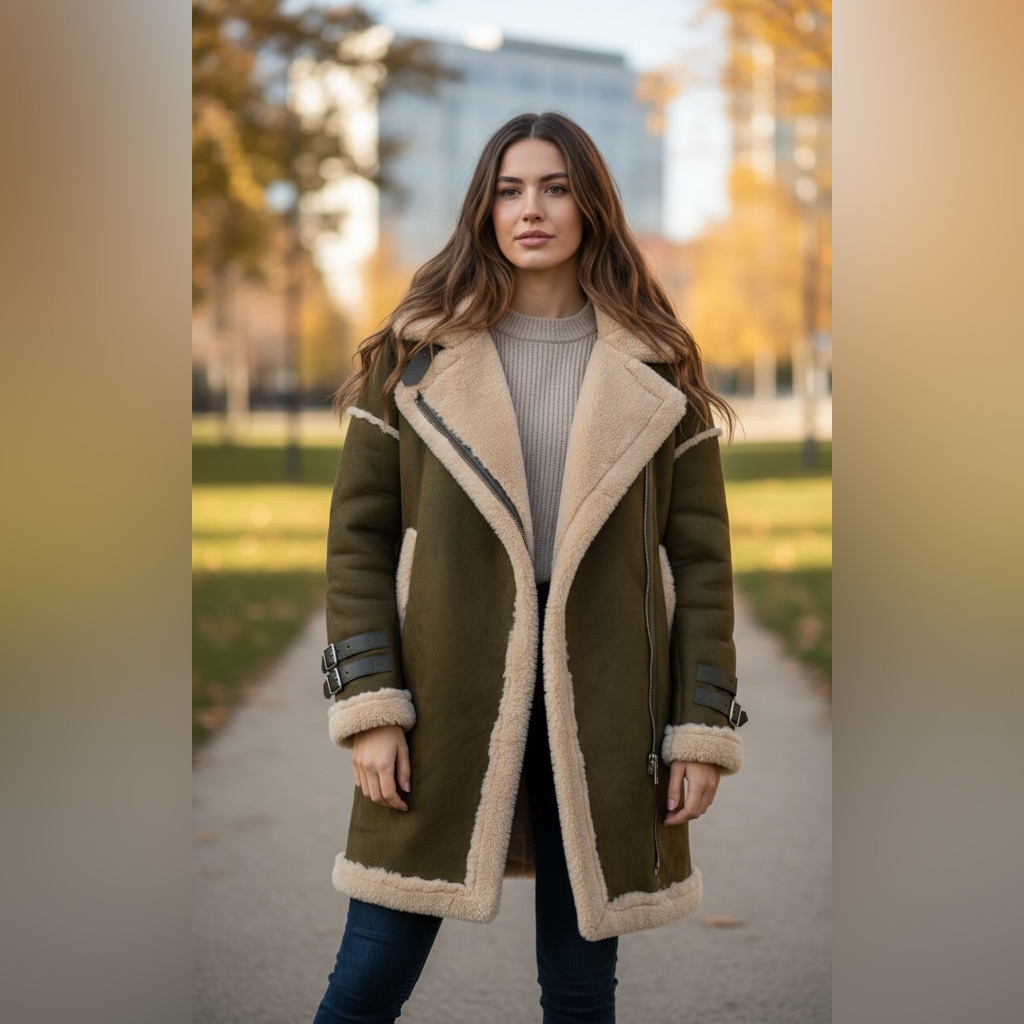 000 Ct Fur Coat Size S